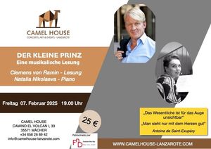 Flyer of the Event “DER KLEINE PRINZ  Eine musikalische Lesung”