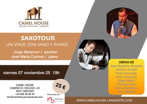 Flyer des Eventos «SAXOTOUR»
