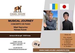 Flyer of the Event “Concert – a musical journey”