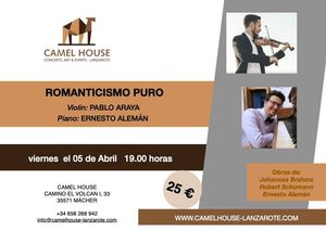 Flyer of the Event “Concert – Pure Romance”