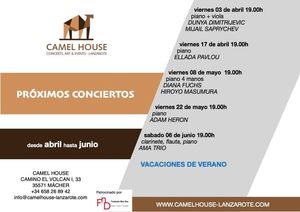 Flyer des Events «PRÓXIMOS CONCIERTOS»